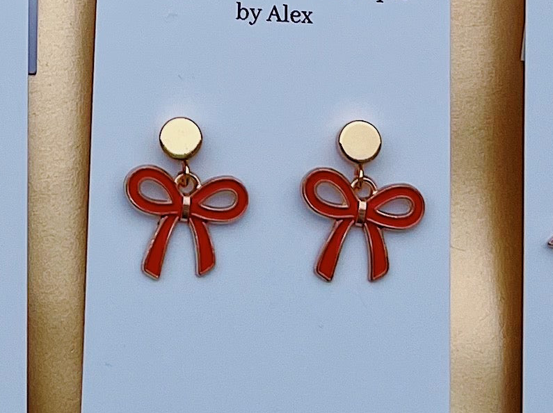 Handmade Valentines Day Collection Dangle Earrings