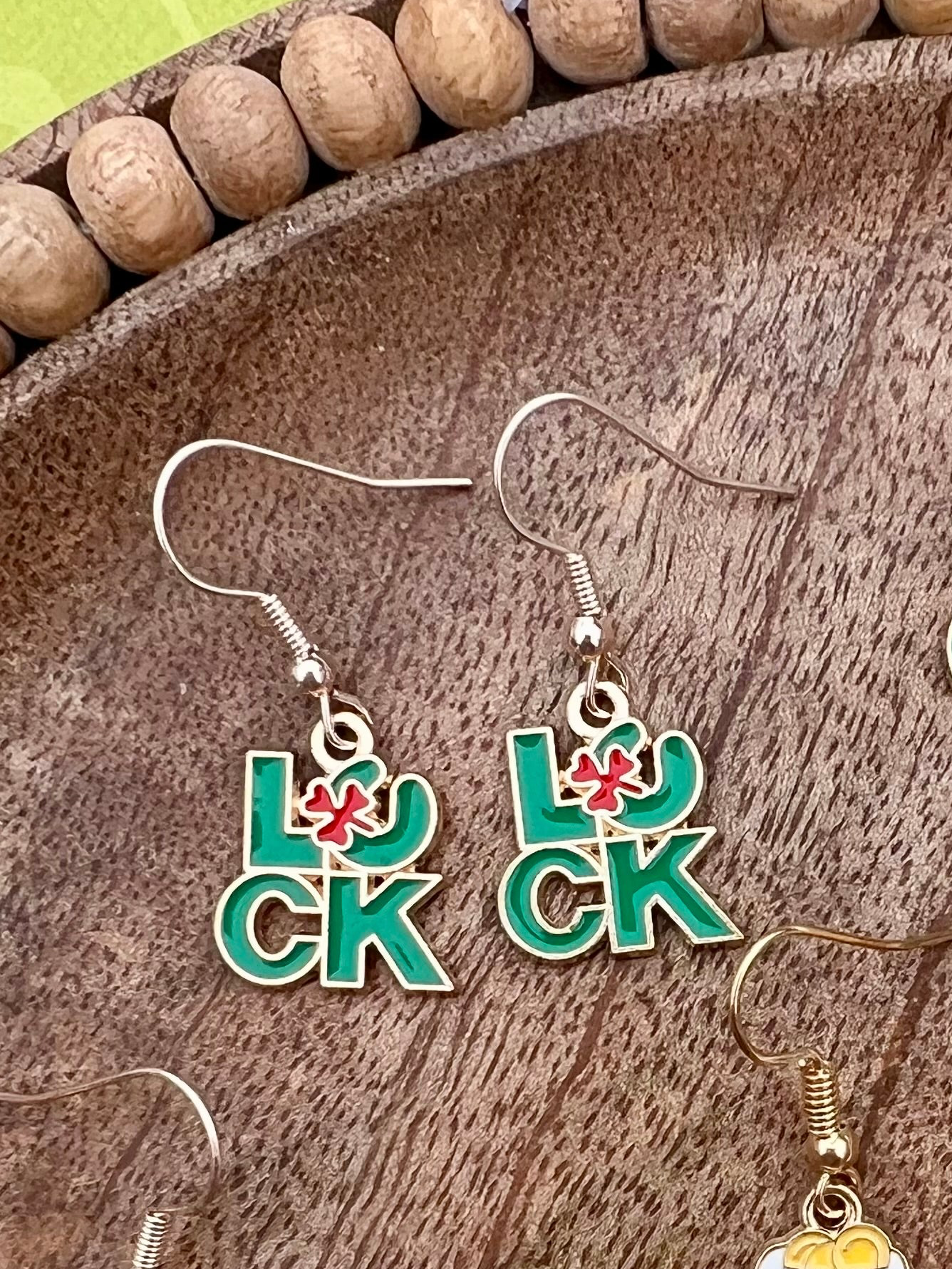 Handmade St Patrick’s Day Collection Dangle Earrings