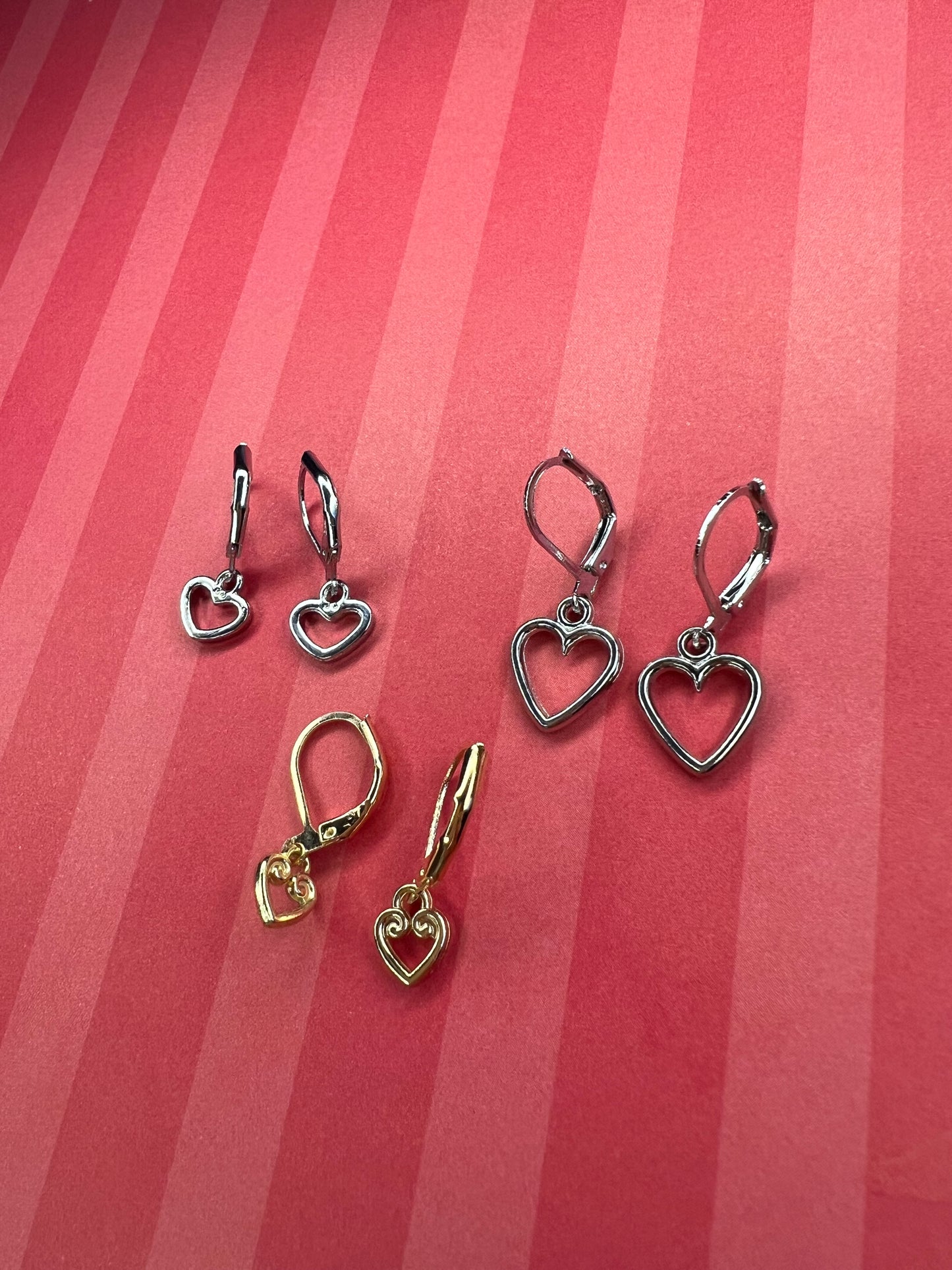 Handmade Valentines Day Collection Dangle Earrings