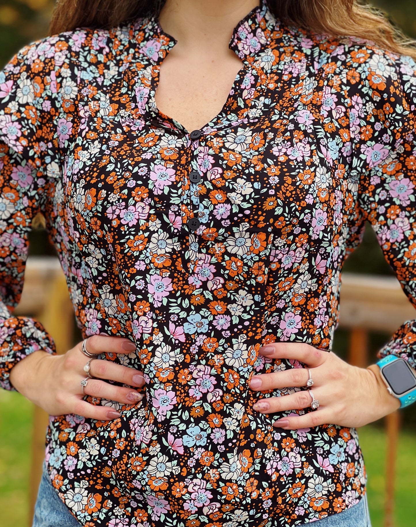 Blooming Hope Floral Blouse