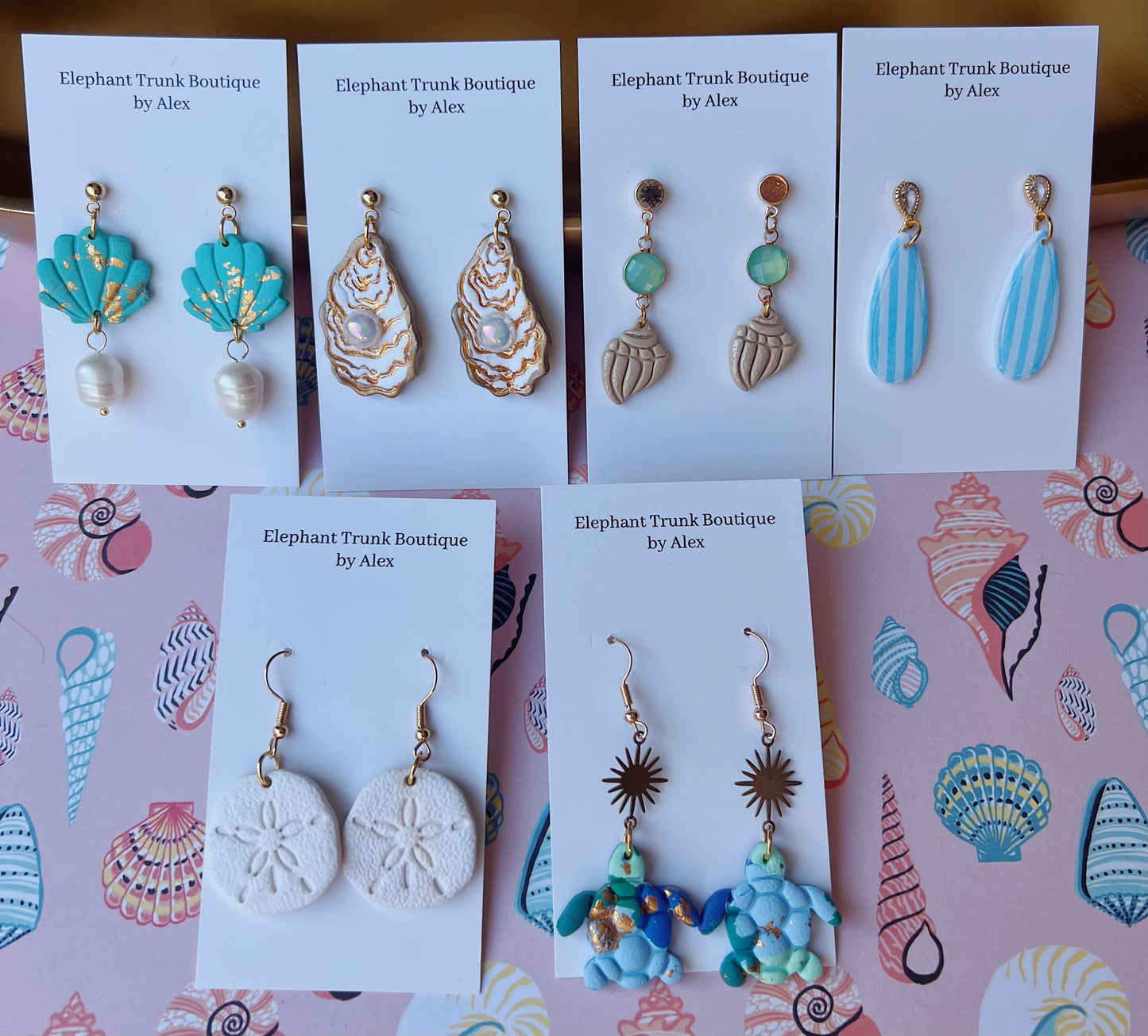 Oceana Clay Earring Collection