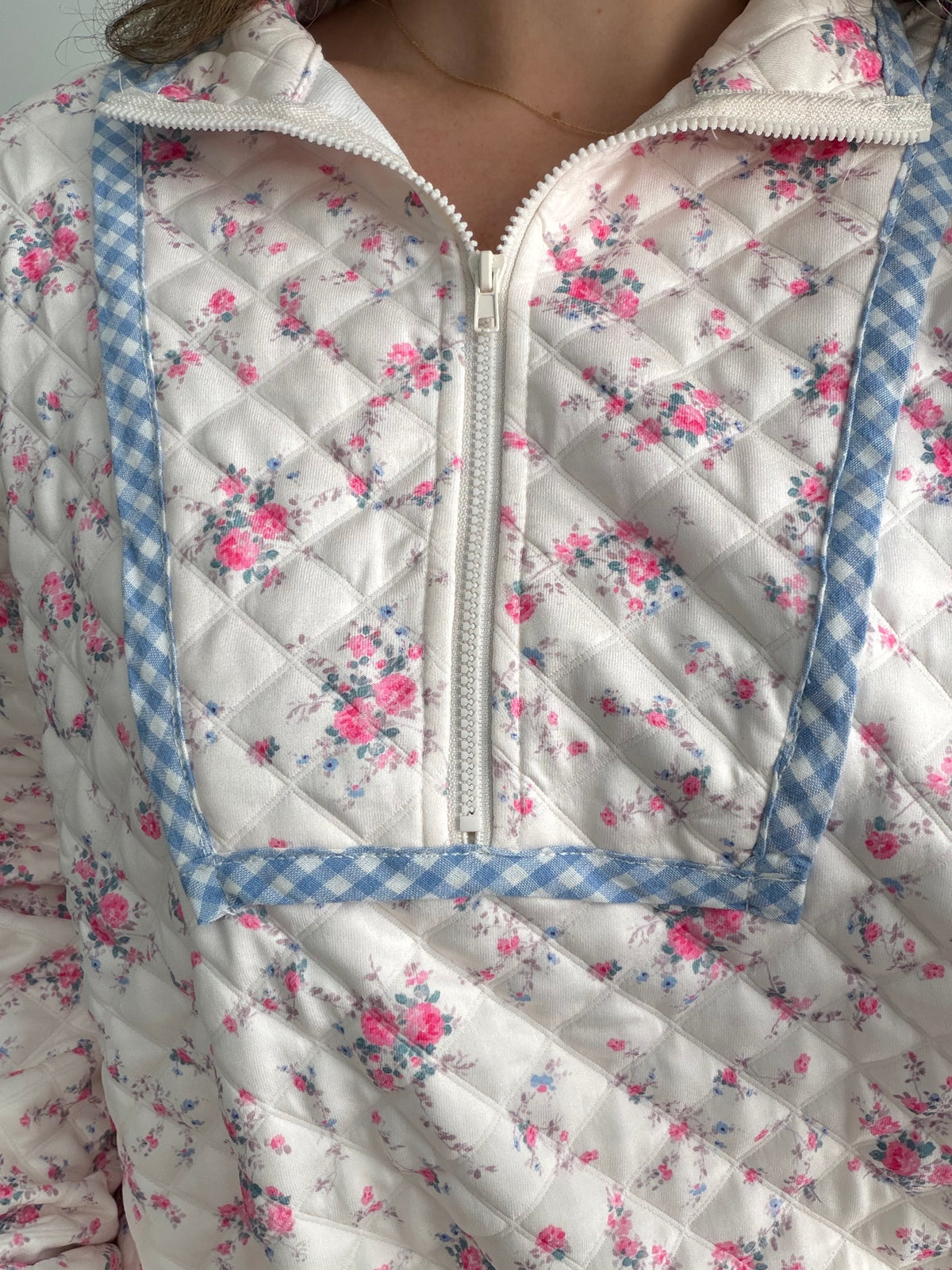 Rosy Retreat Quilted Lounge Set