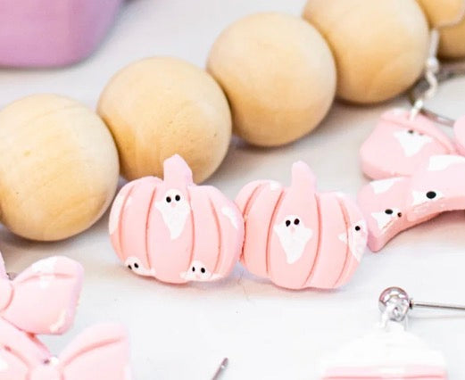 Small Pumpkin Stud Earrings