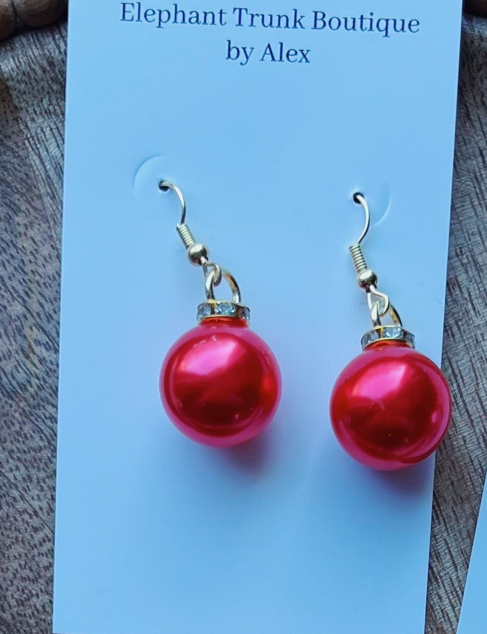 Ornament Ball Dangle Earrings