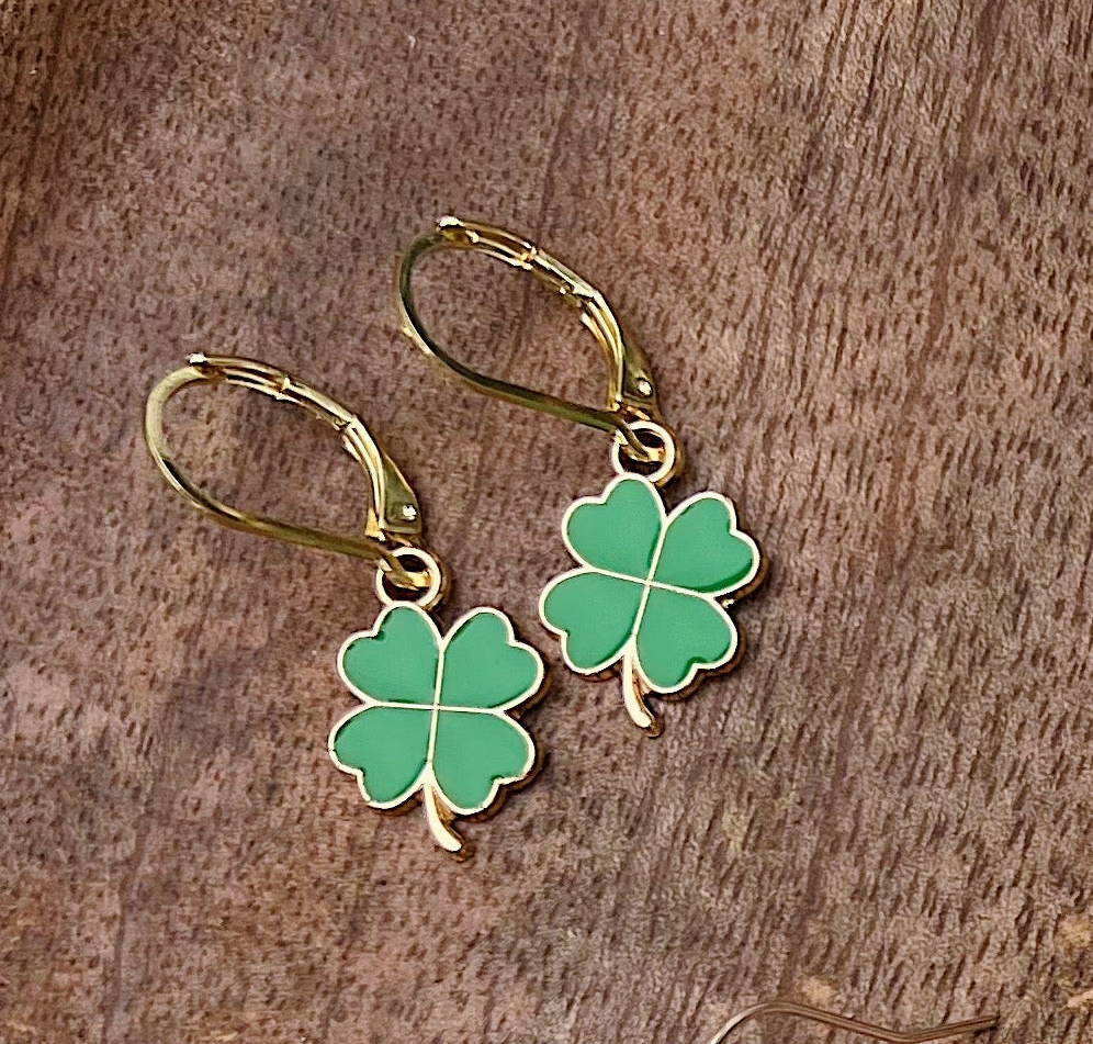 Handmade St Patrick’s Day Collection Dangle Earrings