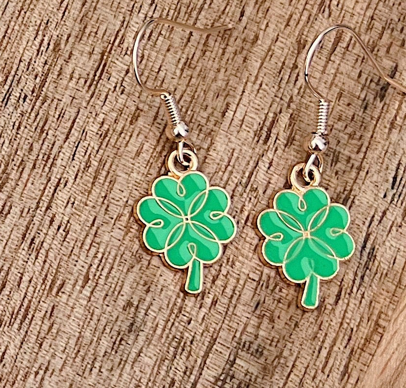 Handmade St Patrick’s Day Collection Dangle Earrings