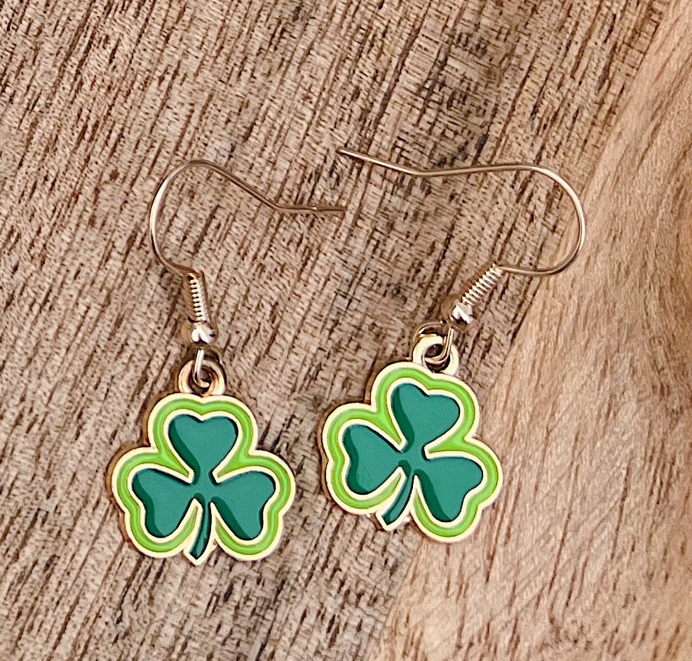 Handmade St Patrick’s Day Collection Dangle Earrings