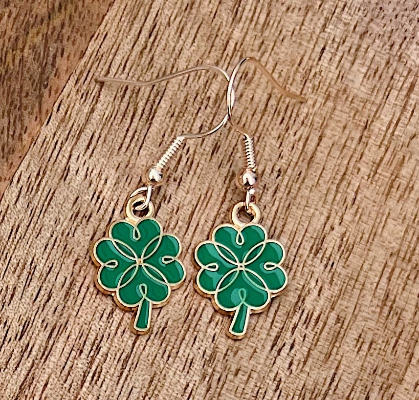 Handmade St Patrick’s Day Collection Dangle Earrings