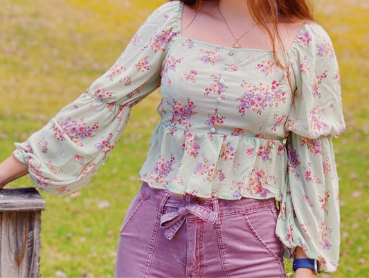 Adore Me Floral Top
