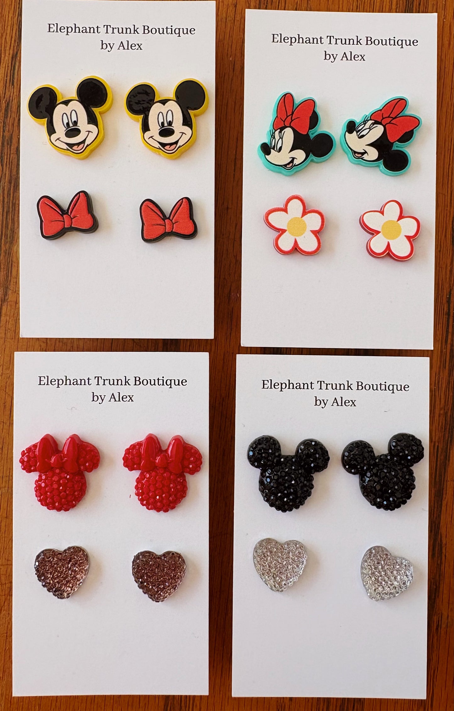 Minnie Mouse Stud Pack Earrings