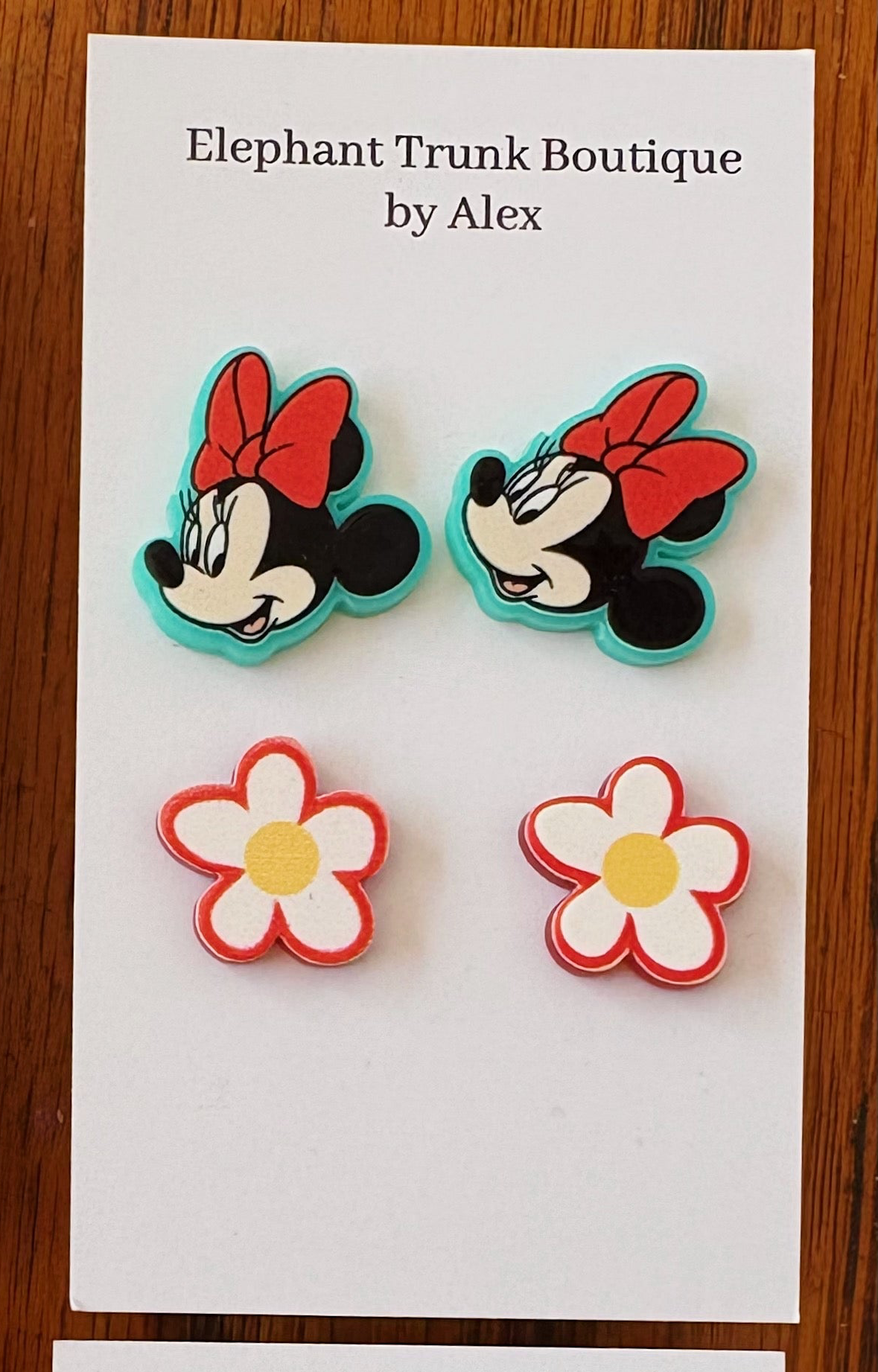 Minnie Mouse Stud Pack Earrings