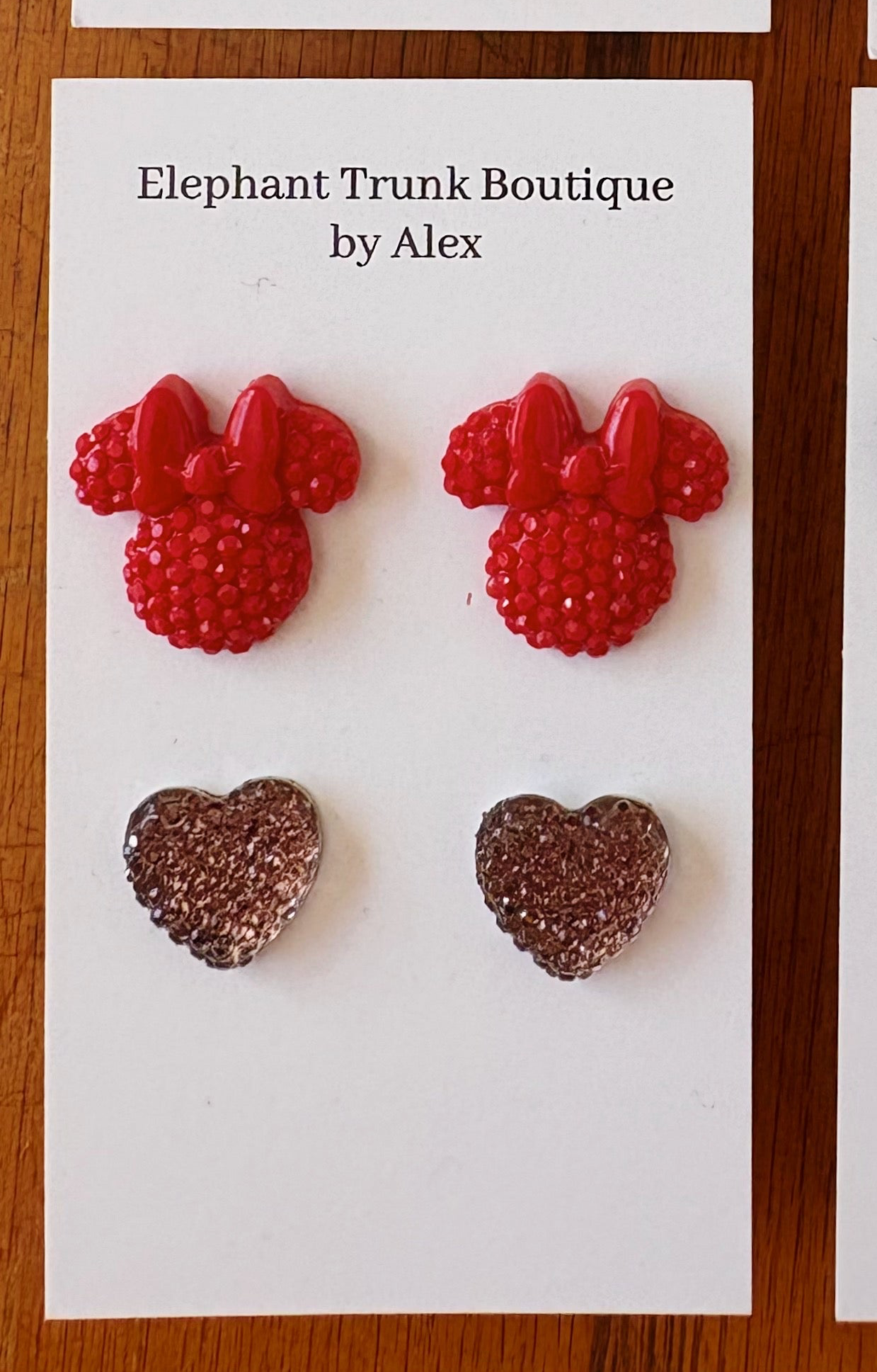 Minnie Mouse Stud Pack Earrings