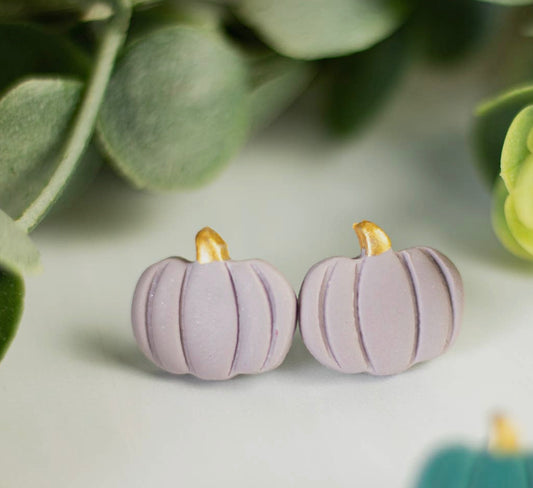 Small Pumpkin Stud Earrings