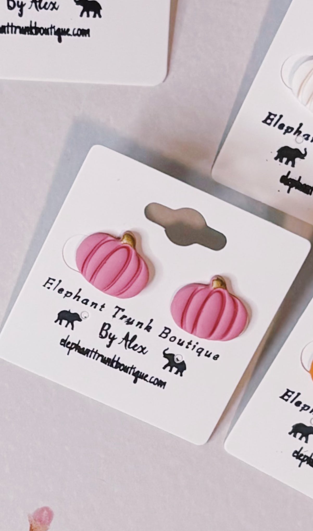 Small Pumpkin Stud Earrings