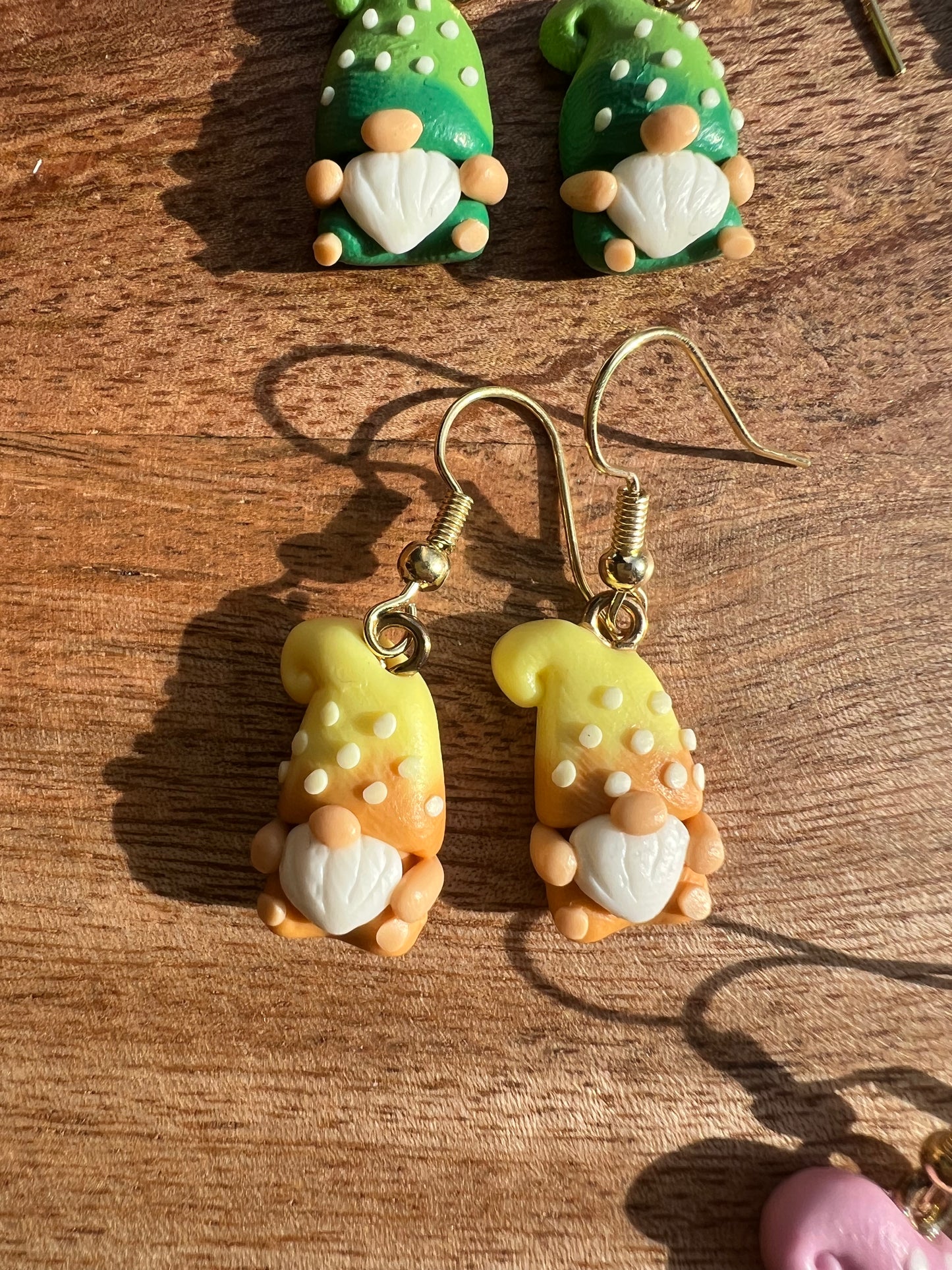 Mini Gnome Dangle Earrings