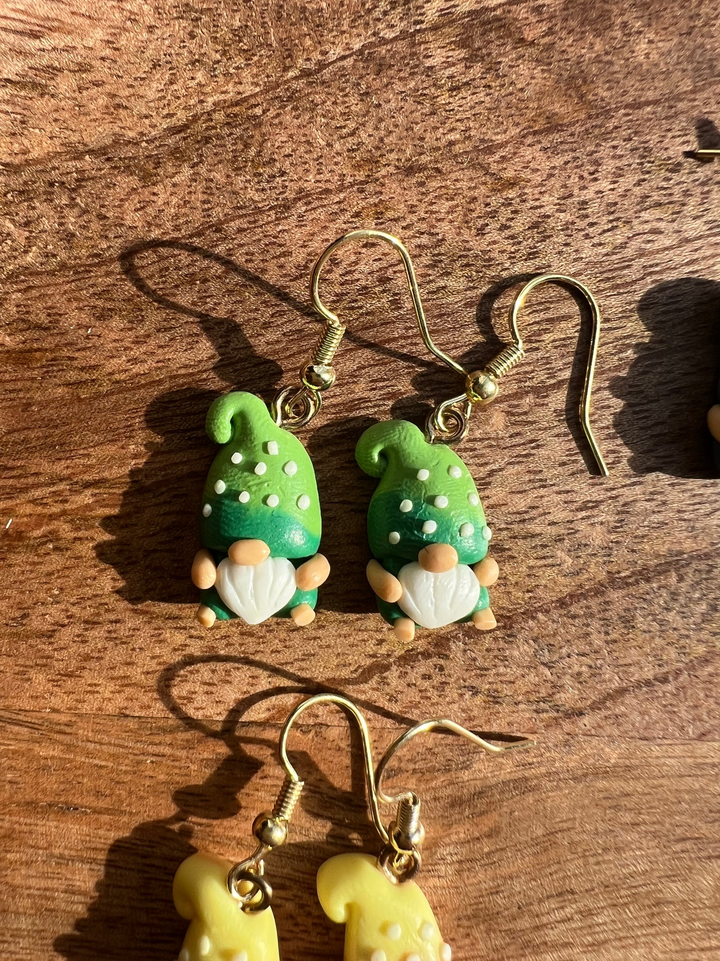 Mini Gnome Dangle Earrings