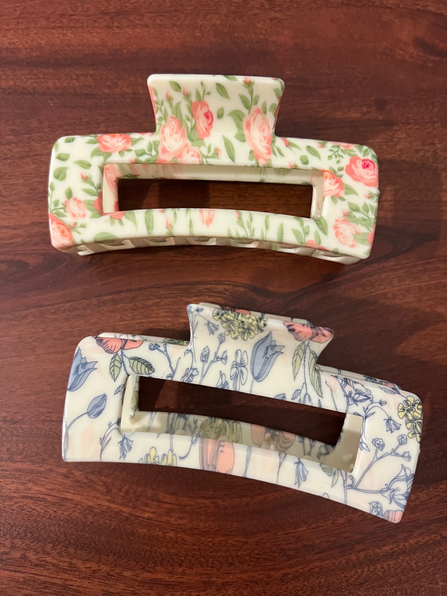 Rectangle Claw Clips