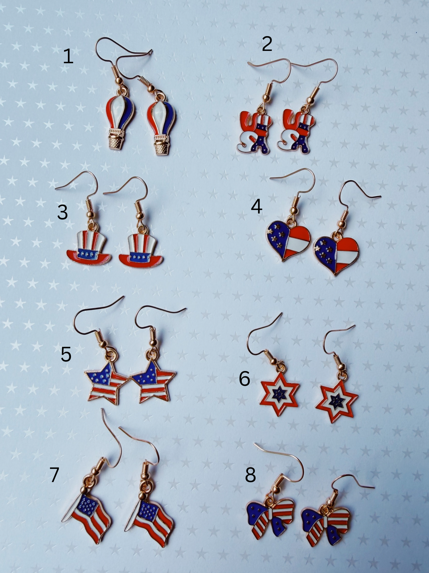 American Pride Handmade Earring Collection