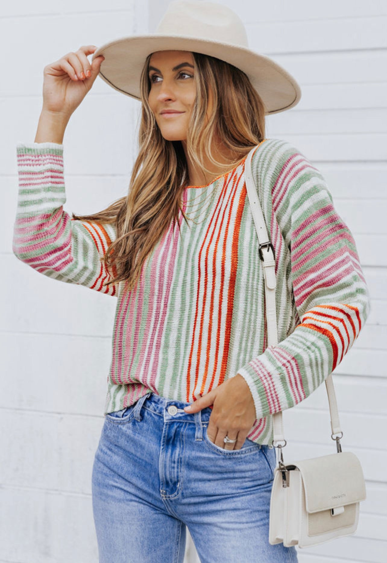 That Fall Feeling Striped Sweater