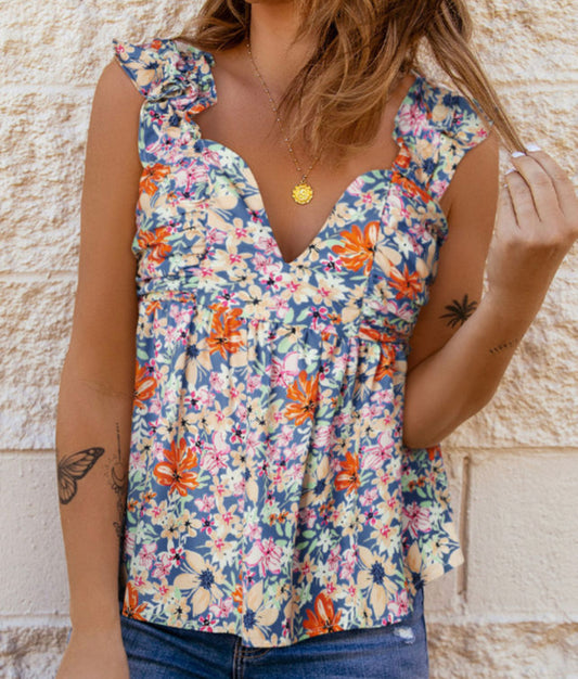 Floral Daydream Sweetheart Tank