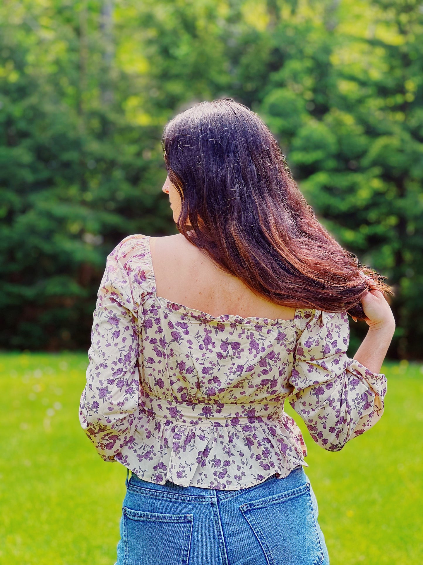 Living A Fairytale Floral Top
