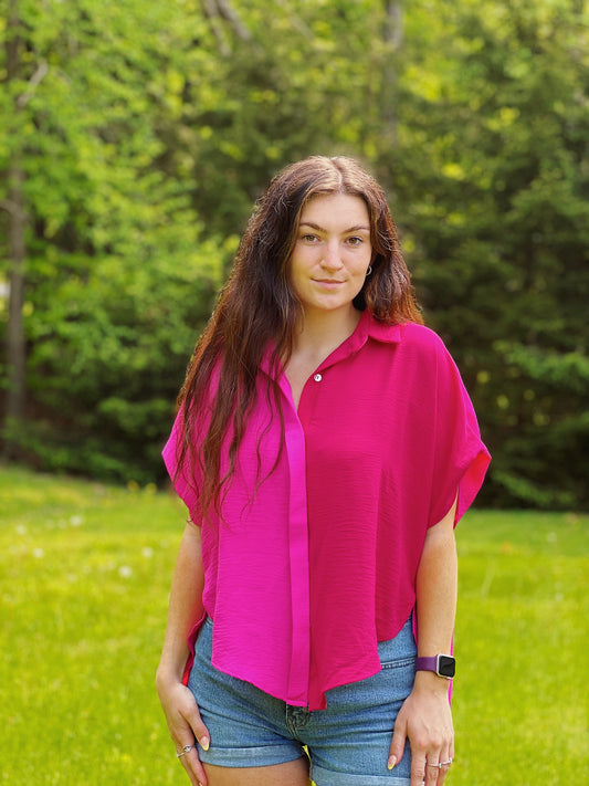 Timeless Beauty Fuchsia Blouse