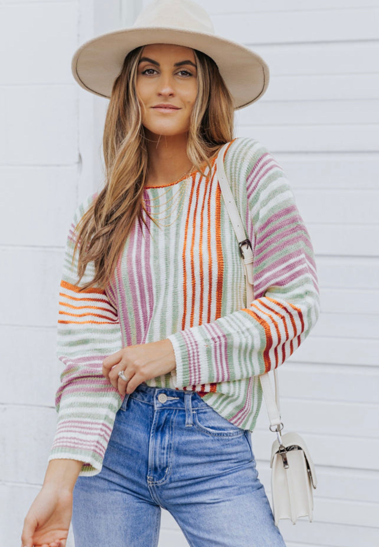 That Fall Feeling Striped Sweater