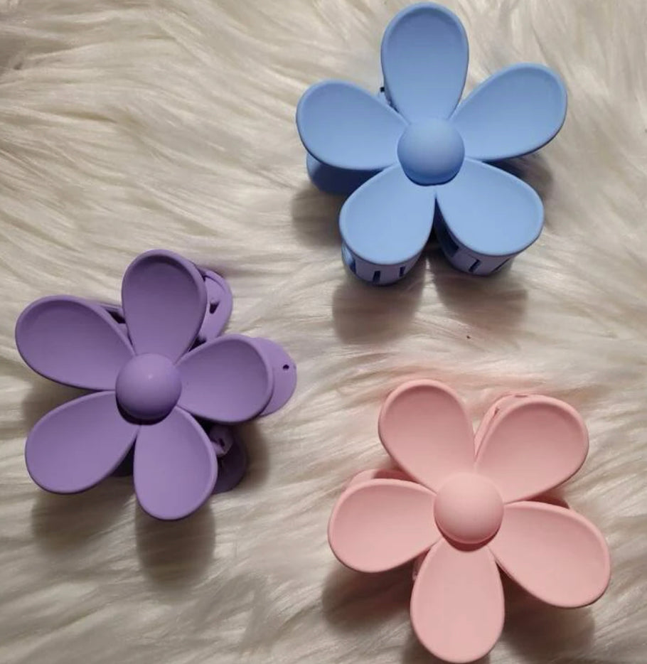 Full Flower Claw Clips